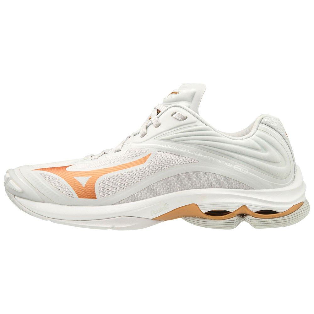 Mizuno Men's Volleyball Shoes Wave Lightning Z6 White - EGBPFSM-50